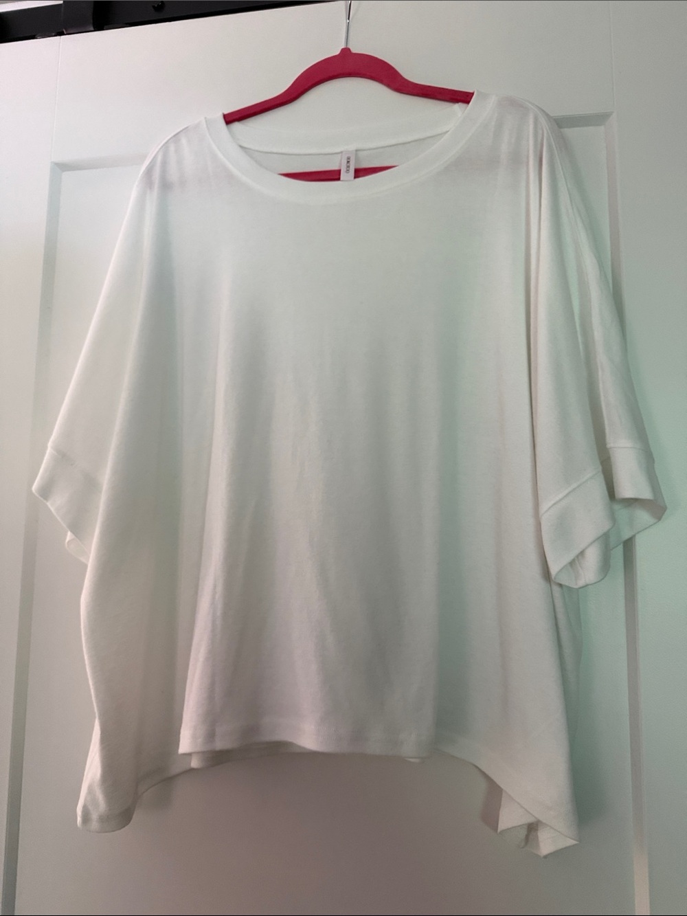 Women's Boxy Short-Sleeve Top in White